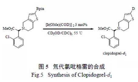 氘标记药物分子的合成进展(图5)