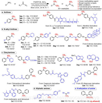 氘标记N-烷基类药物及其衍生物的制备(图1)